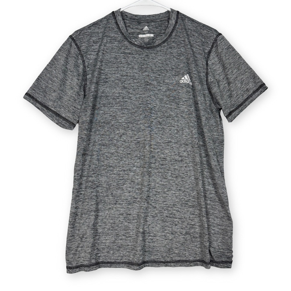 Adidas Golf Mens Gray Space Dye Performance T-Shirt Size M ADVR0827H